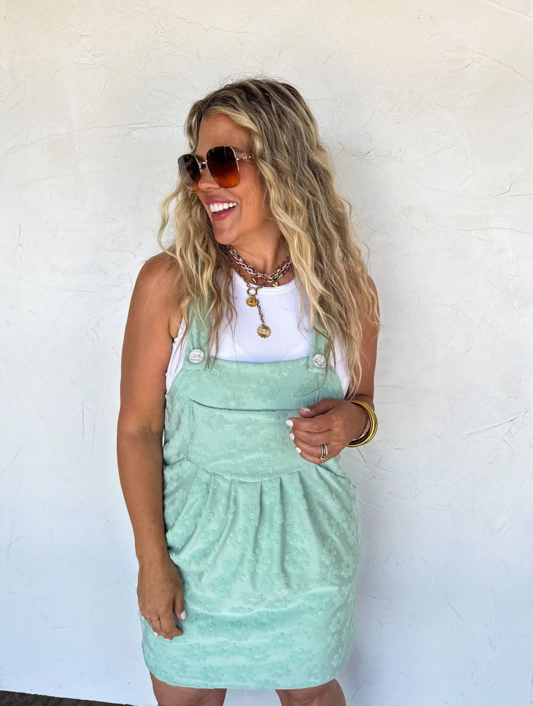 *PREORDER* Daisy Overall Dress in 5 Colors - Reg & Curvy - Lolo Viv Boutique