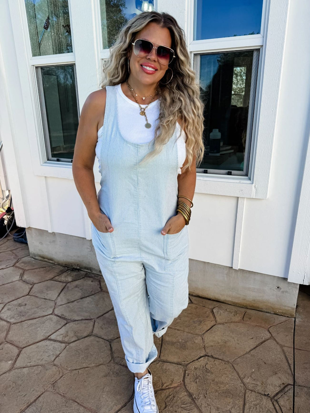 *PREORDER* Denim Romper Overalls in 2 Colors - Reg & Curvy - Lolo Viv Boutique