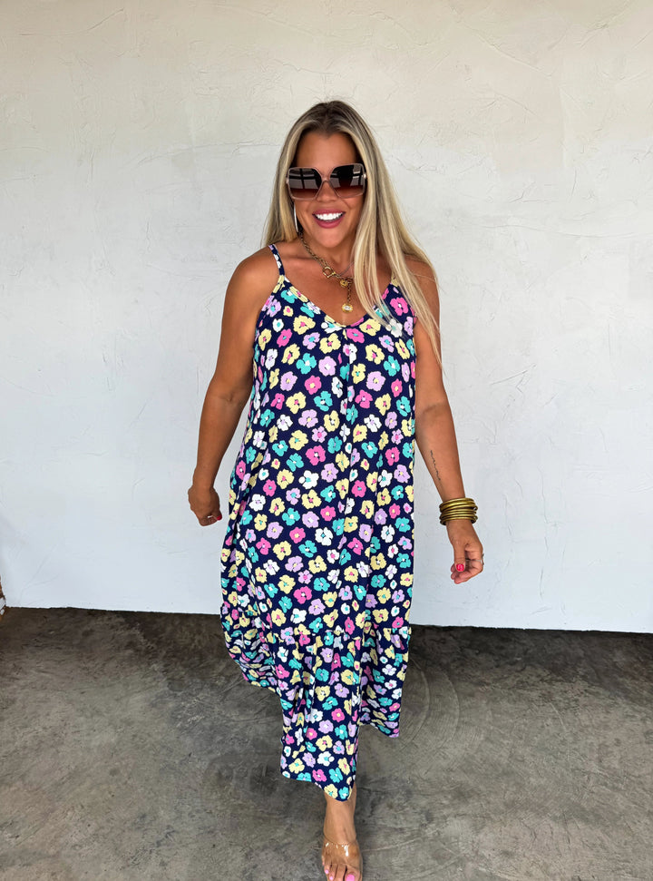 *PREORDER* Floral Glow Maxi Dress - Reg & Curvy - Lolo Viv Boutique