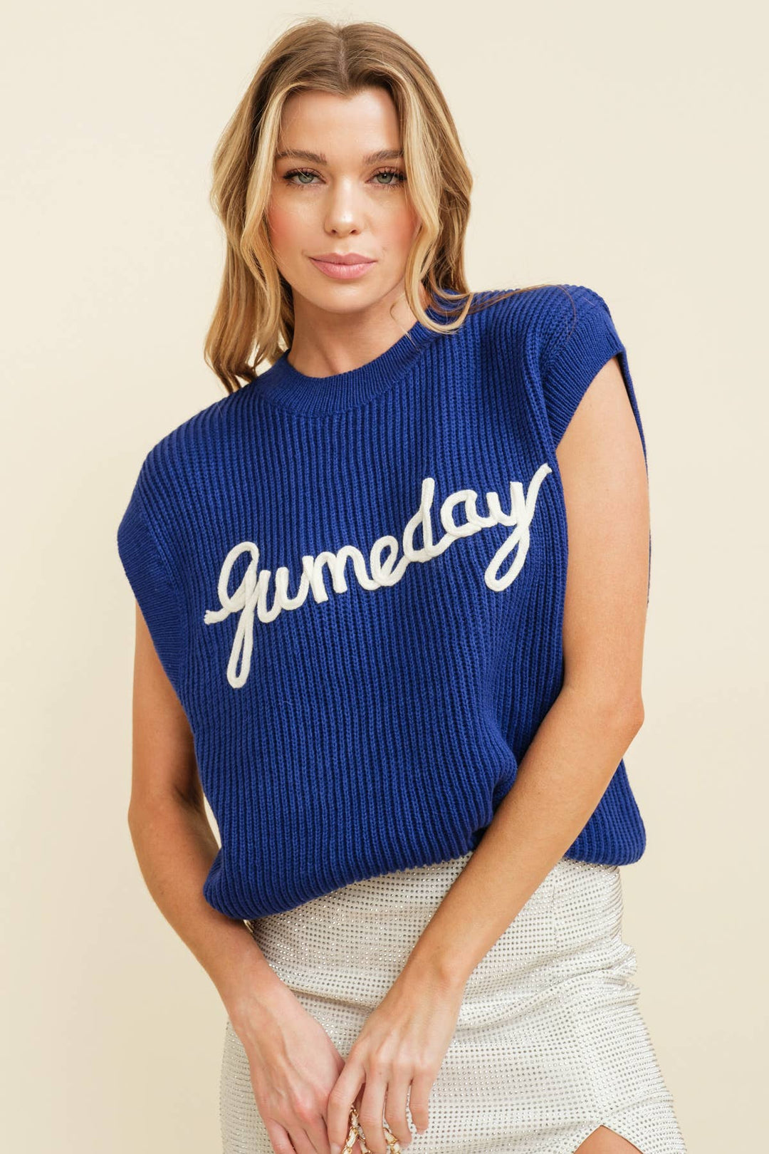 *PREORDER* GAMEDAY Sleeveless Sweater in 4 Colors - Lolo Viv Boutique