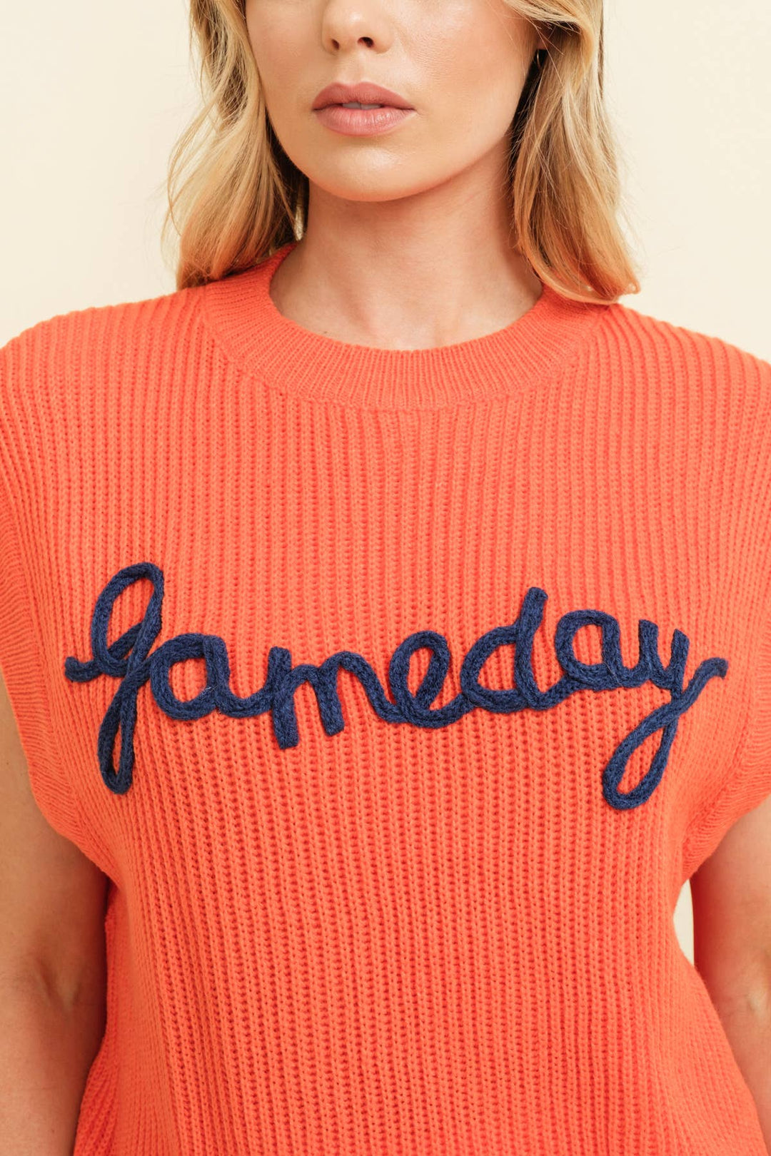 *PREORDER* GAMEDAY Sleeveless Sweater in 4 Colors - Lolo Viv Boutique