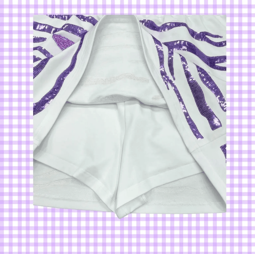 *PREORDER* Gameday Tiger Sequin Stripe LSU Set - Reg & Curvy - Lolo Viv Boutique