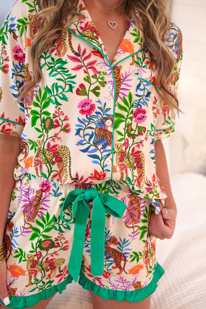 *PREORDER* Jungle Safari Pajamas - Reg & Curvy - Lolo Viv Boutique