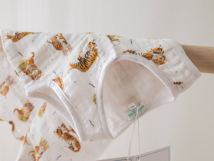 *PREORDER* Kids Purple & Gold Tigers Game Day Shortalls - Lolo Viv Boutique