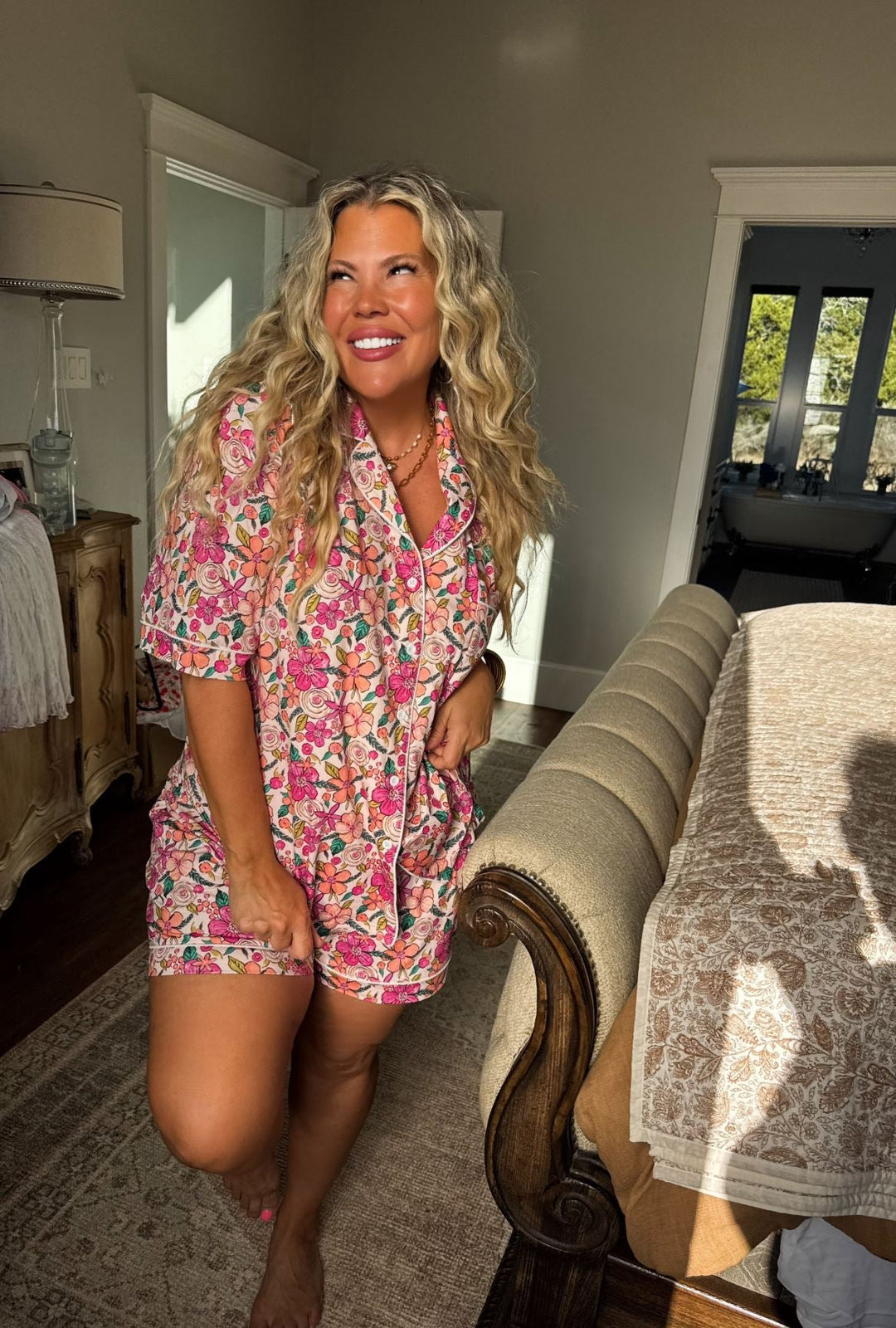 *PREORDER* Luxe PJ Set in 2 Patterns - Reg & Curvy - Lolo Viv Boutique