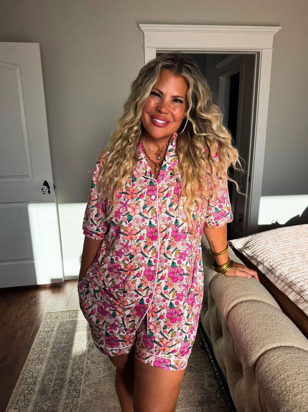 *PREORDER* Luxe PJ Set in 2 Patterns - Reg & Curvy - Lolo Viv Boutique