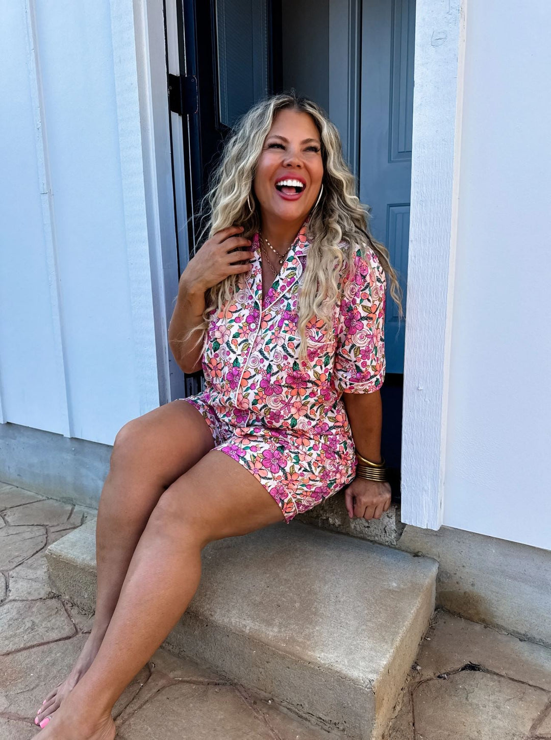 *PREORDER* Luxe PJ Set in 2 Patterns - Reg & Curvy - Lolo Viv Boutique