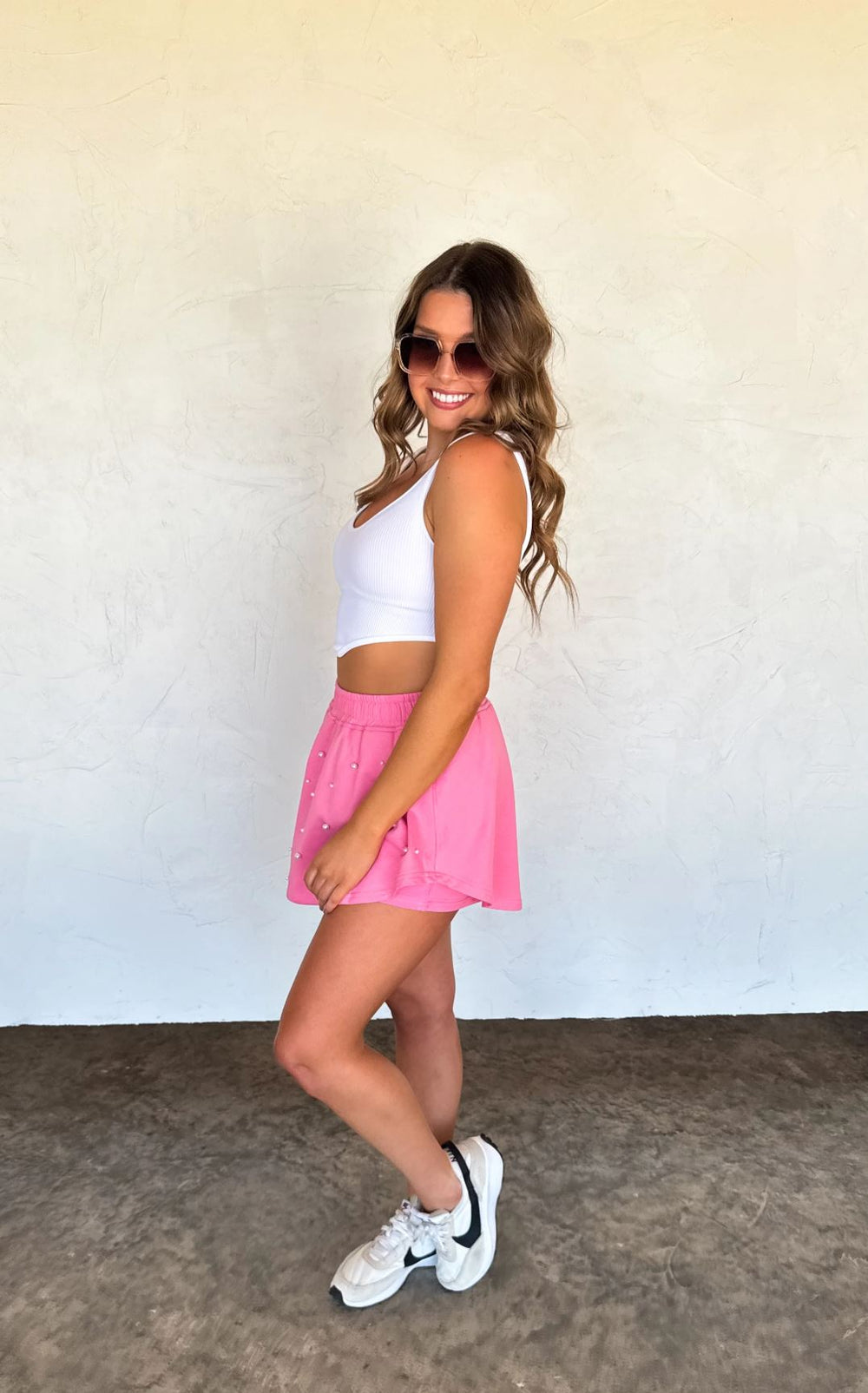 *PREORDER* Pretty in Pearl Skort in 4 Colors - Reg & Curvy - Lolo Viv Boutique