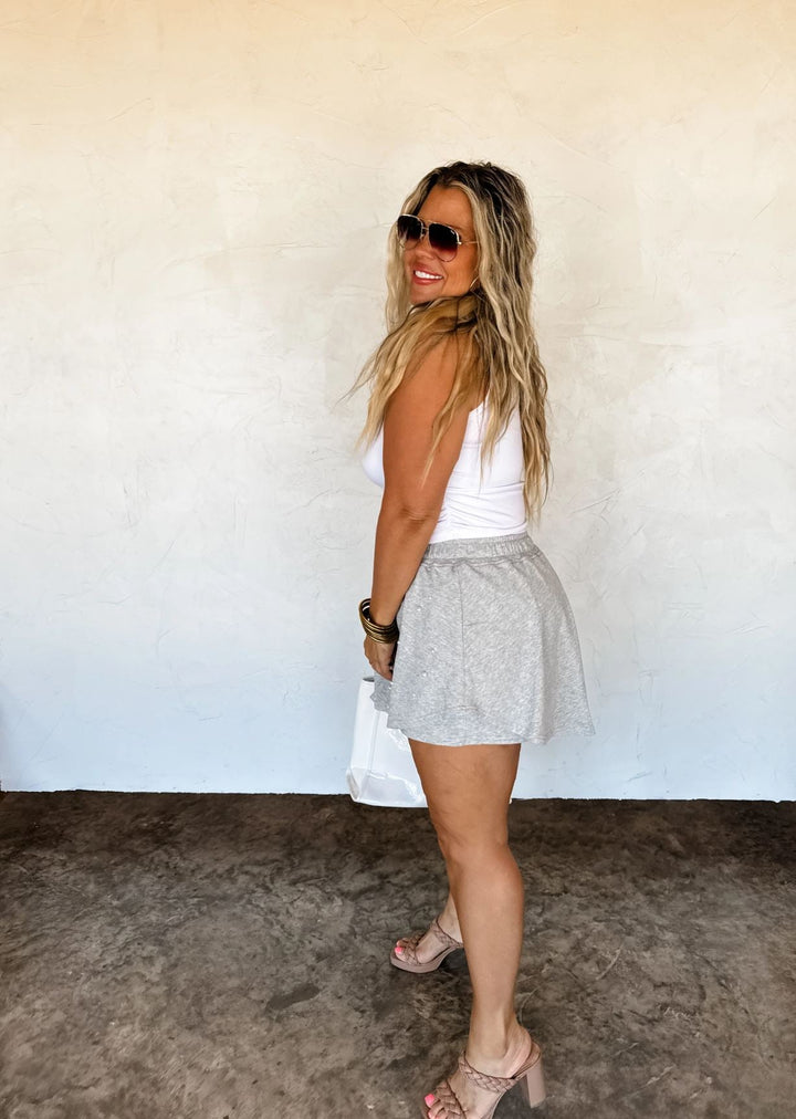 *PREORDER* Pretty in Pearl Skort in 4 Colors - Reg & Curvy - Lolo Viv Boutique