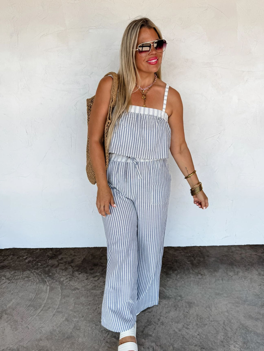 *PREORDER* Seersucker Set in 3 Colors - Reg & Curvy - Lolo Viv Boutique