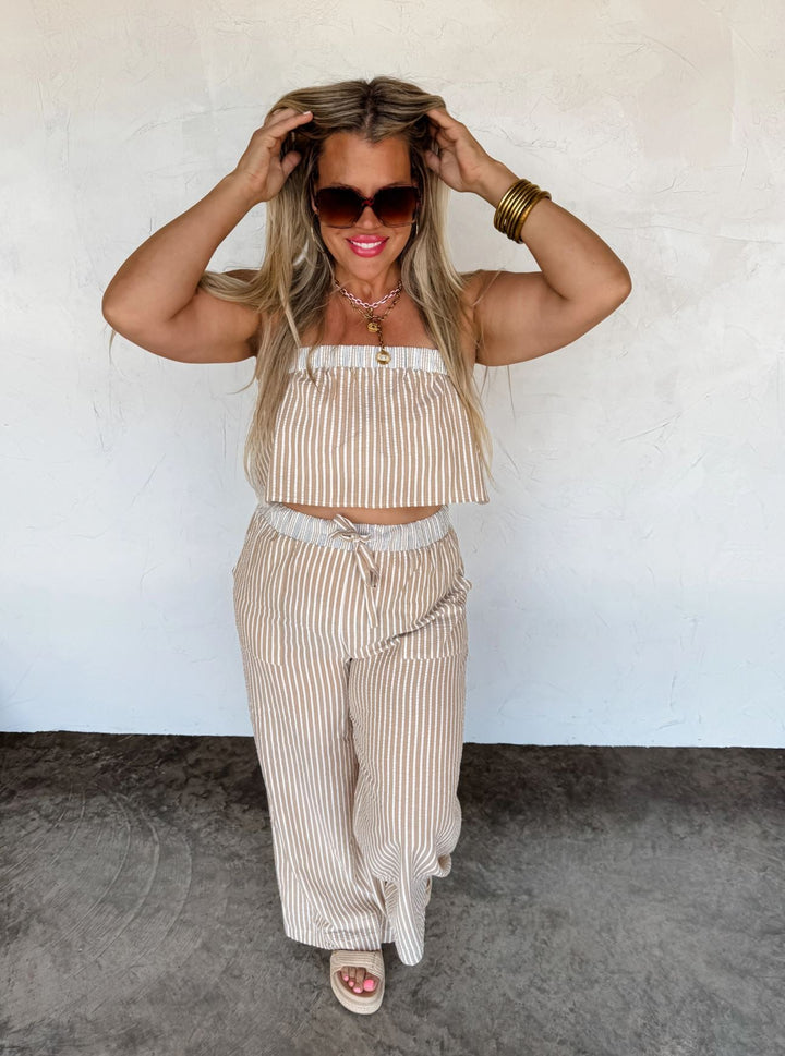 *PREORDER* Seersucker Set in 3 Colors - Reg & Curvy - Lolo Viv Boutique