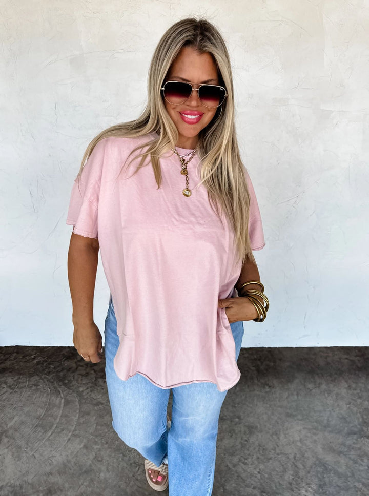 *PREORDER* Slit Cotton Shirt in 4 Colors - Reg & Curvy - Lolo Viv Boutique