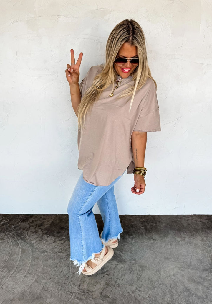 *PREORDER* Slit Cotton Shirt in 4 Colors - Reg & Curvy - Lolo Viv Boutique