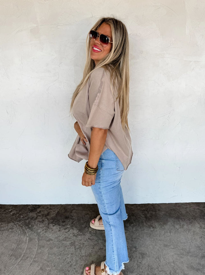 *PREORDER* Slit Cotton Shirt in 4 Colors - Reg & Curvy - Lolo Viv Boutique
