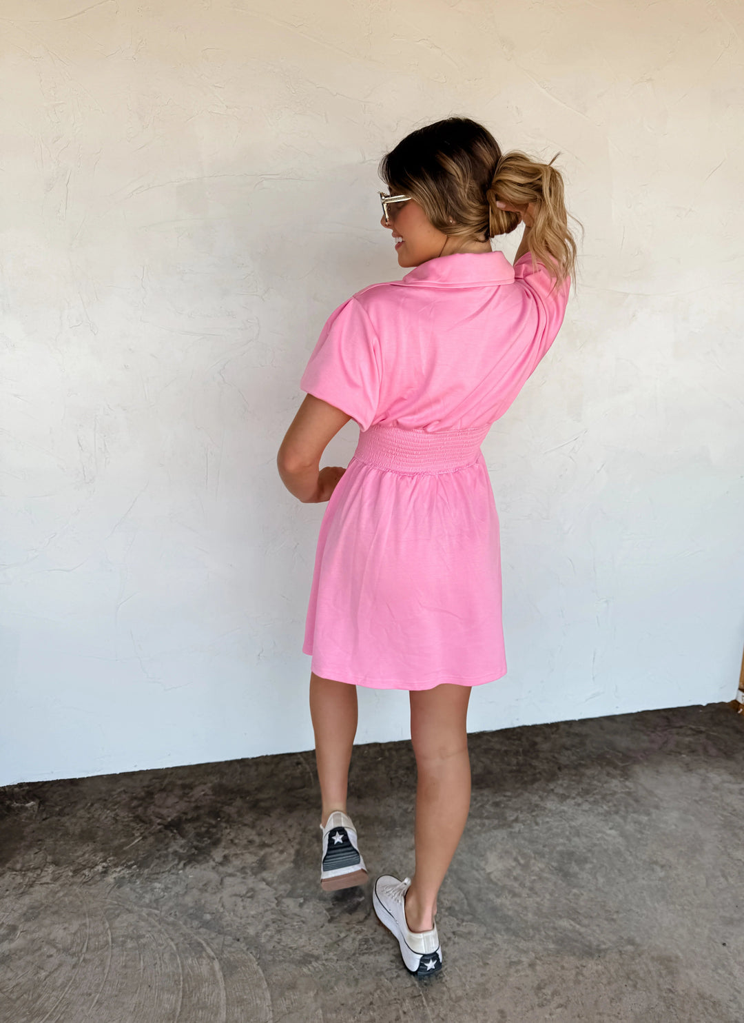 *PREORDER* Solid Zip Up Athleisure Dress - Reg & Curvy - Lolo Viv Boutique