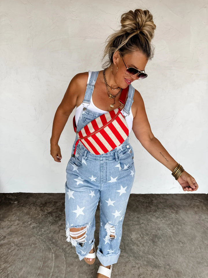 *PREORDER* Stripe Terry Bum Bag - Lolo Viv Boutique