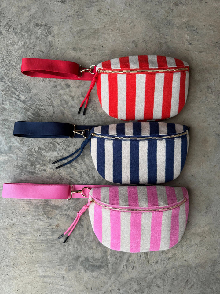 *PREORDER* Stripe Terry Bum Bag - Lolo Viv Boutique