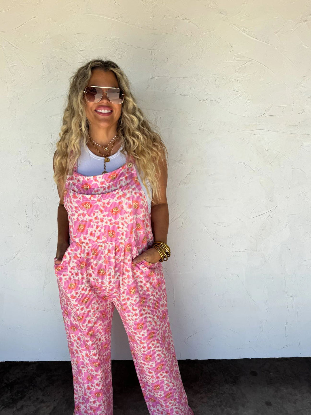 *PREORDER* Summer Print Overalls in 2 Colors - Reg & Curvy - Lolo Viv Boutique