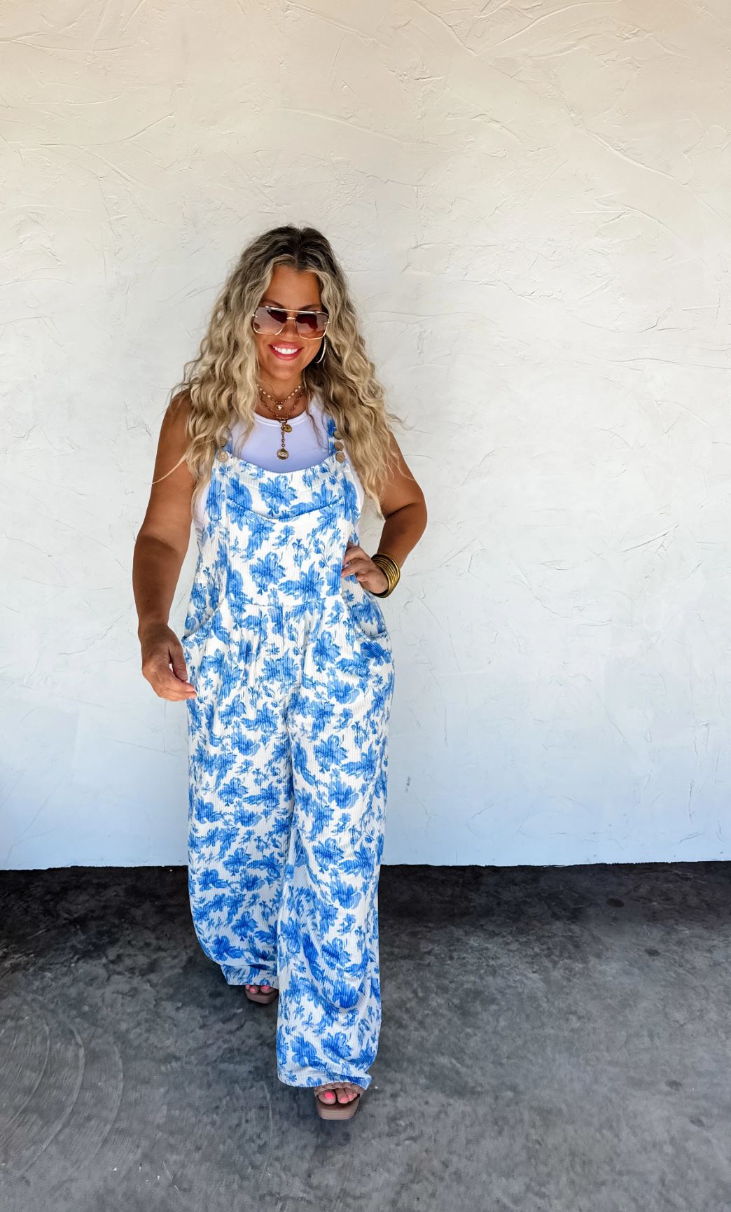 *PREORDER* Summer Print Overalls in 2 Colors - Reg & Curvy - Lolo Viv Boutique