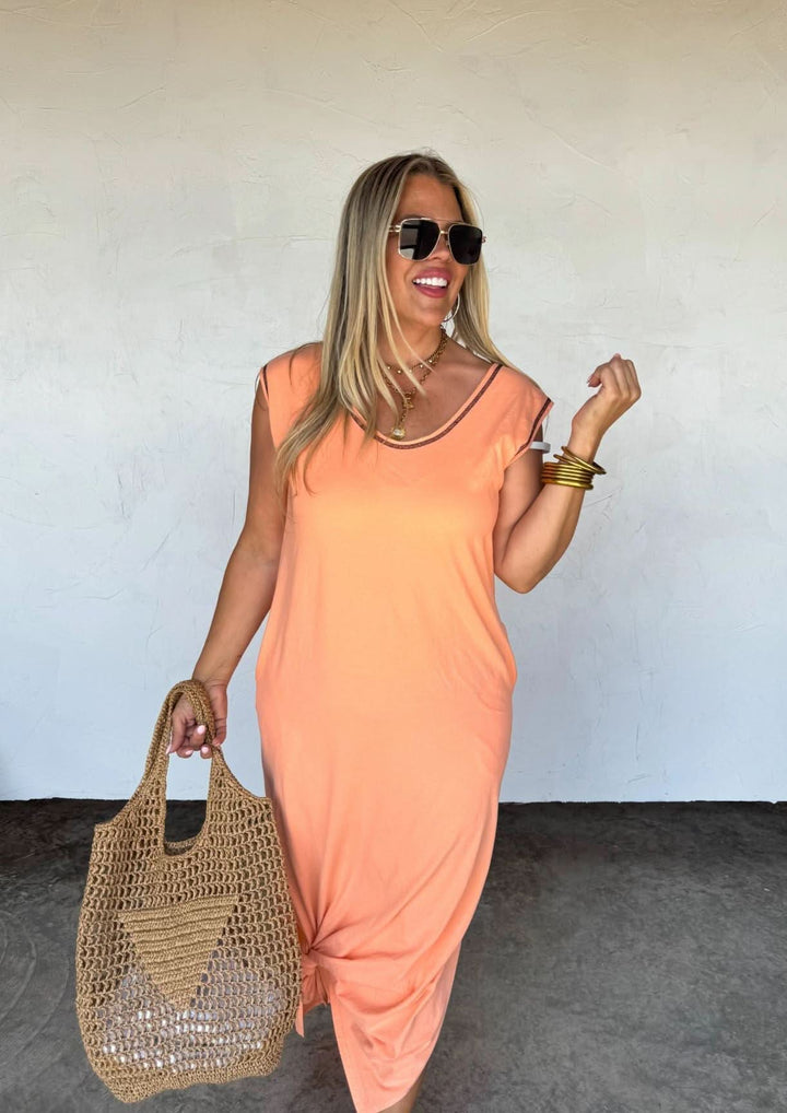 *PREORDER* Summer Split Hem Dress in 3 Colors - Reg & Curvy - Lolo Viv Boutique