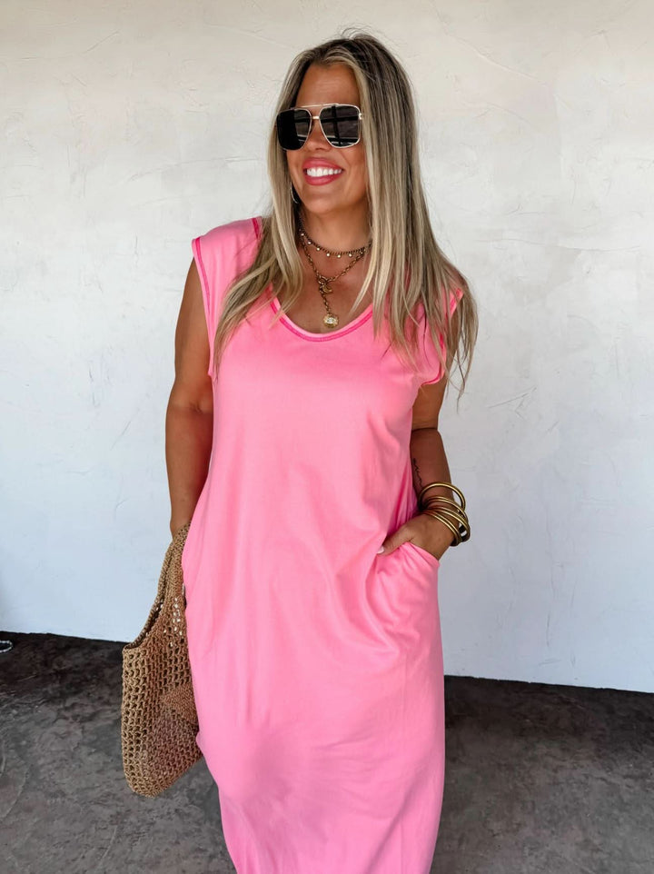 *PREORDER* Summer Split Hem Dress in 3 Colors - Reg & Curvy - Lolo Viv Boutique