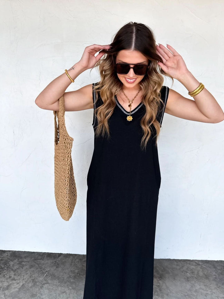 *PREORDER* Summer Split Hem Dress in 3 Colors - Reg & Curvy - Lolo Viv Boutique