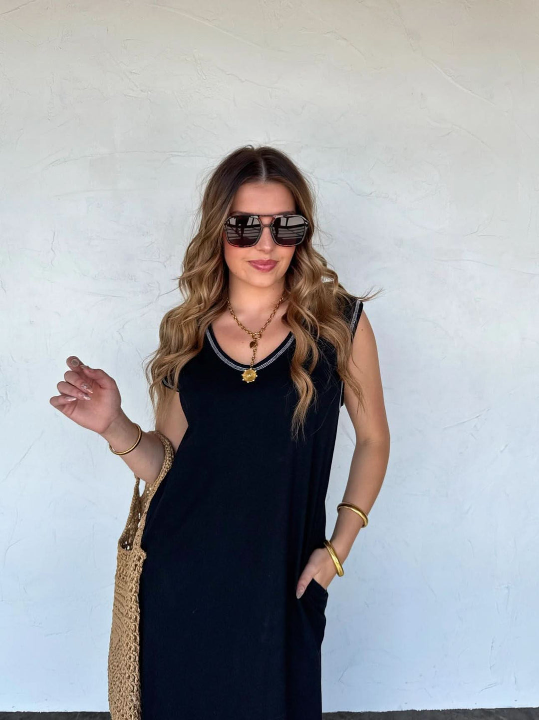 *PREORDER* Summer Split Hem Dress in 3 Colors - Reg & Curvy - Lolo Viv Boutique