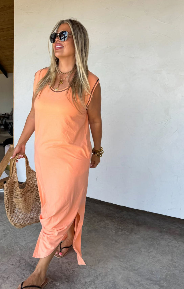 *PREORDER* Summer Split Hem Dress in 3 Colors - Reg & Curvy - Lolo Viv Boutique