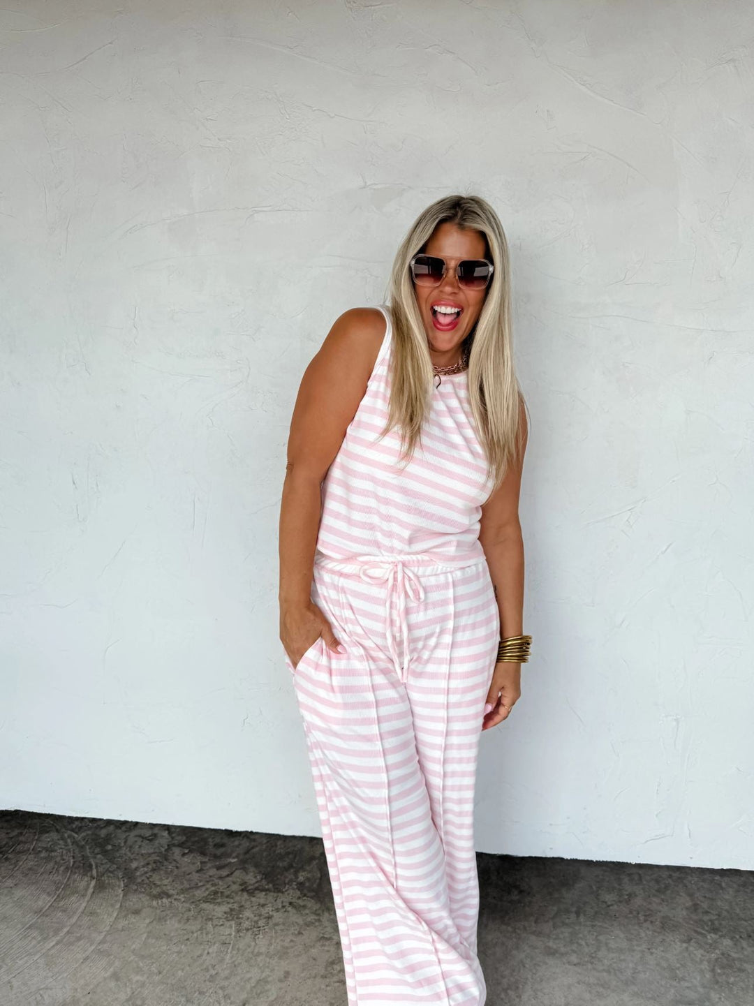 *PREORDER* Summer Stripe Lounge Set in 4 Colors - Reg & Curvy - Lolo Viv Boutique