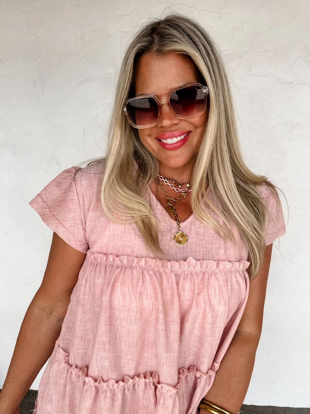 *PREORDER* Sunny Days Ruffle Dress in 3 Colors - Reg & Curvy - Lolo Viv Boutique