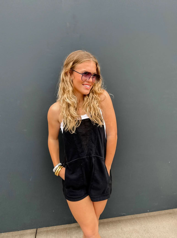 *PREORDER* Take Me To The Beach Romper - Curvy - Lolo Viv Boutique