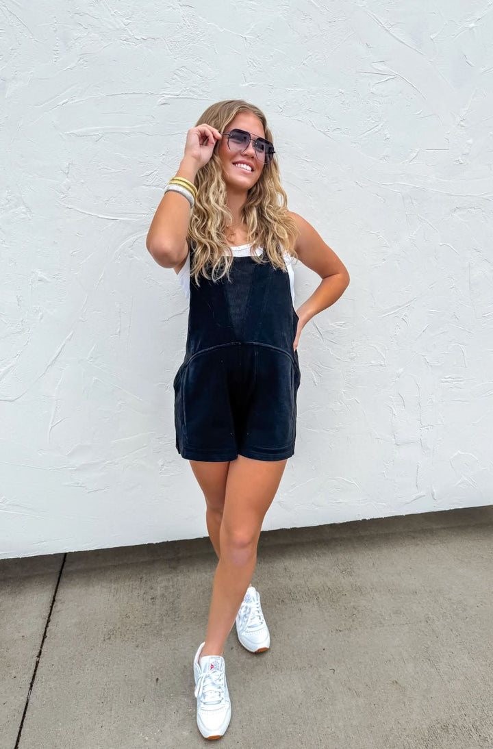 *PREORDER* Take Me To The Beach Romper - Curvy - Lolo Viv Boutique