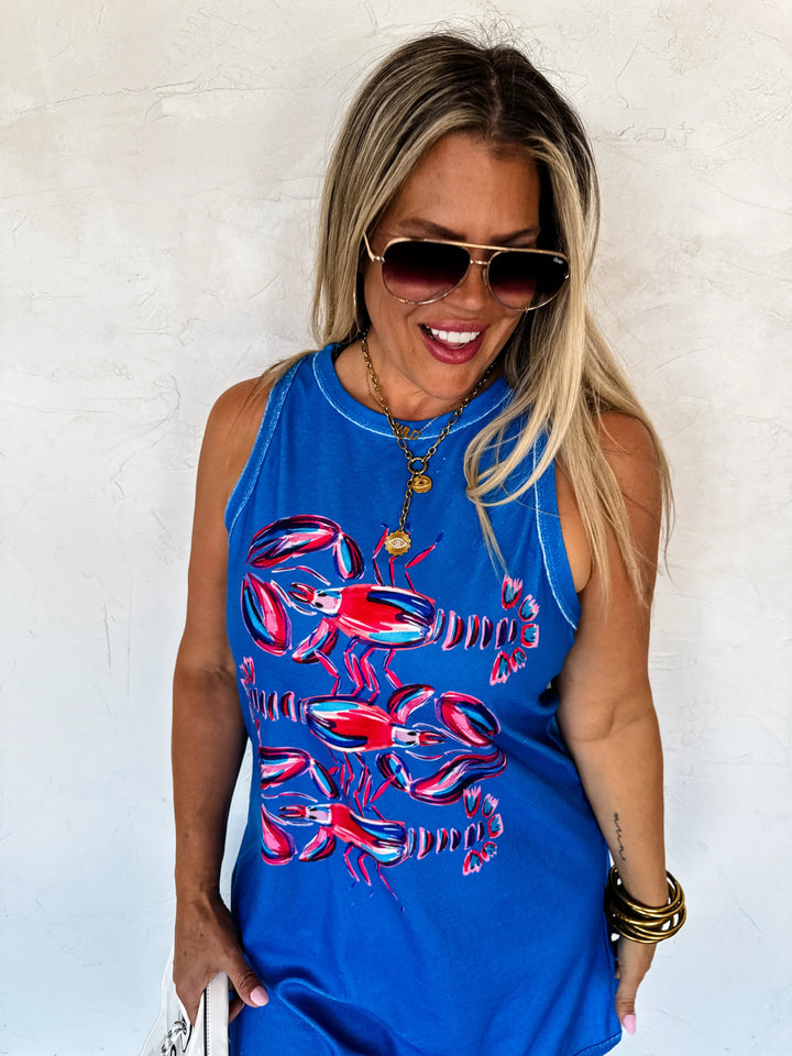 *PREORDER* Tropic Like It's Hot Terry Dress - Reg & Curvy - Lolo Viv Boutique