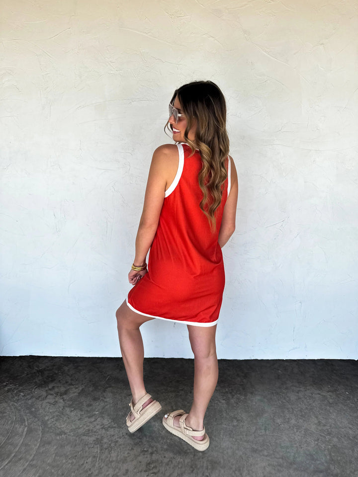 *PREORDER* Tropic Like It's Hot Terry Dress - Reg & Curvy - Lolo Viv Boutique