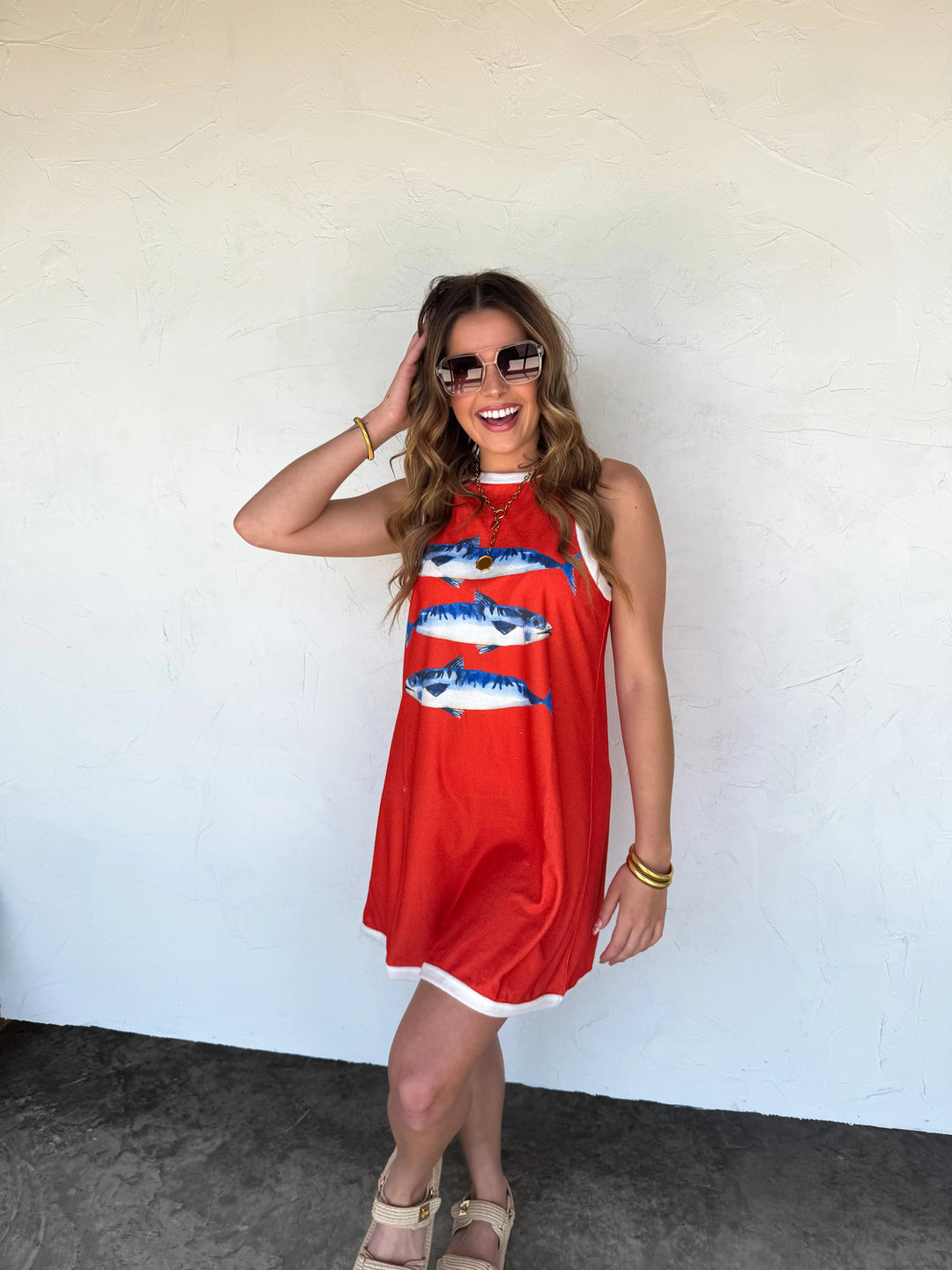 *PREORDER* Tropic Like It's Hot Terry Dress - Reg & Curvy - Lolo Viv Boutique