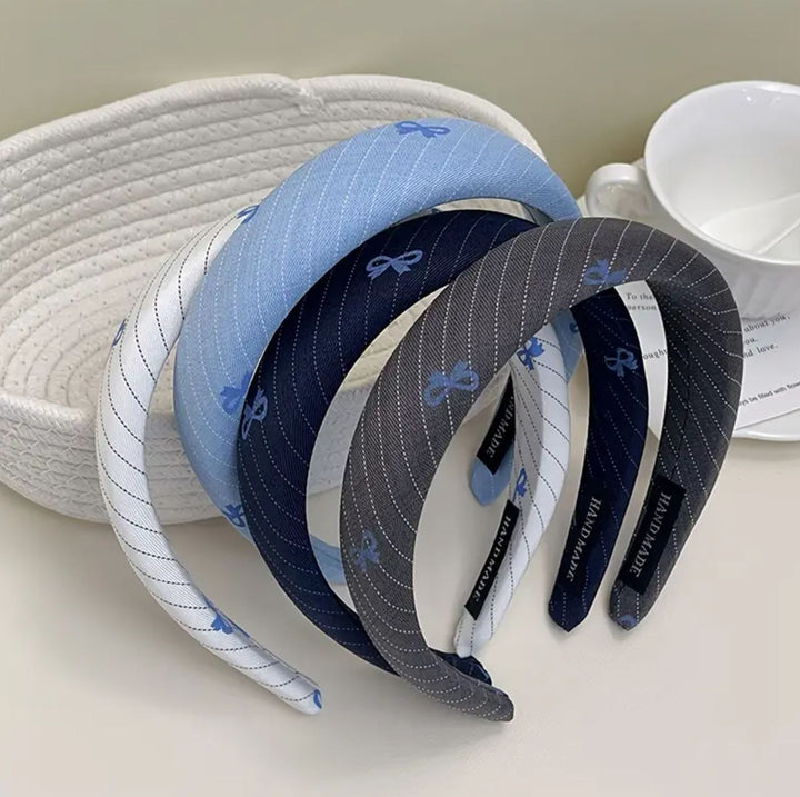 Preppy Bow Heaband - 2 Color Options - Lolo Viv Boutique