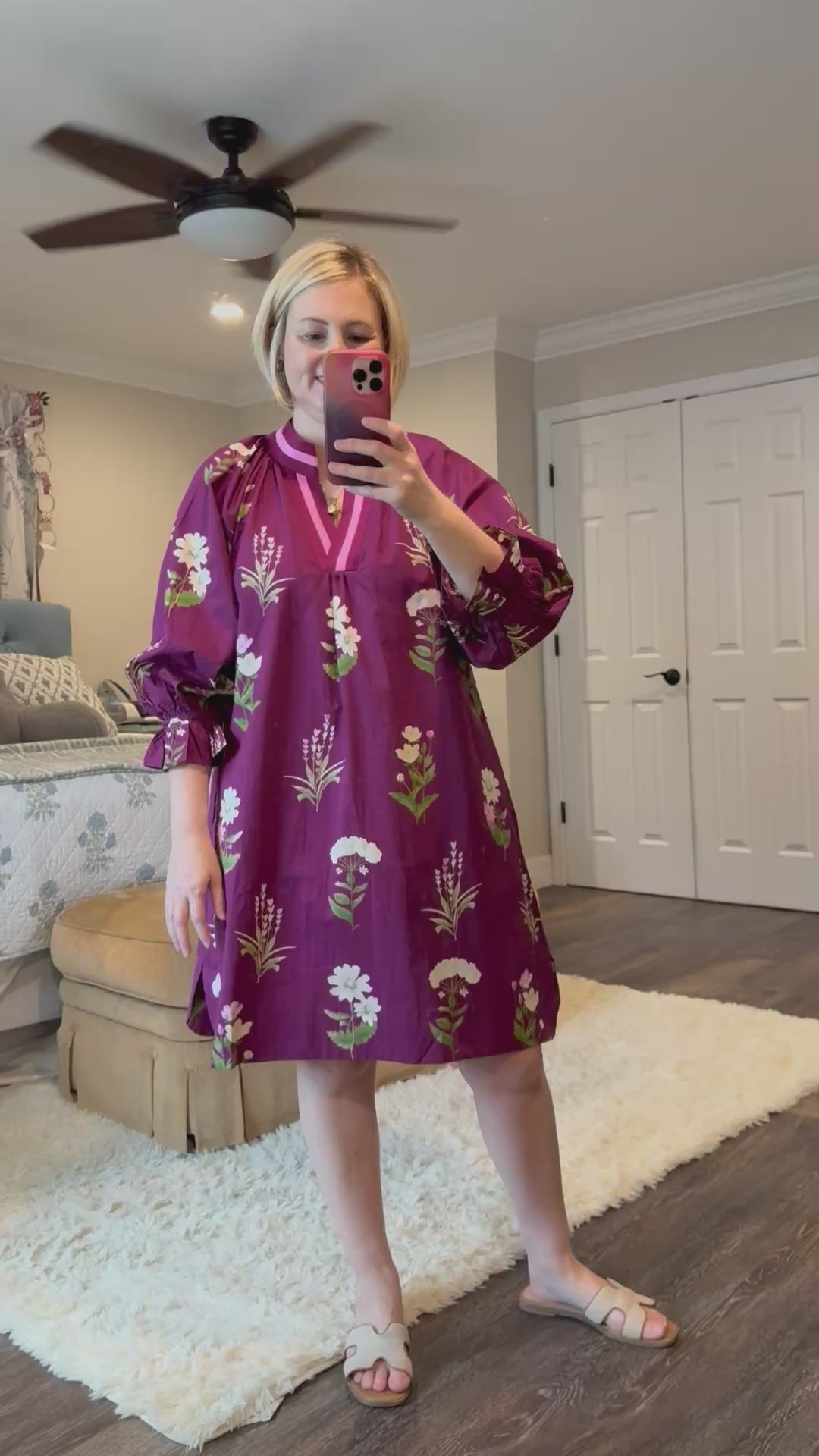Plum Meadow Embroidered Dress - Reg & Curvy