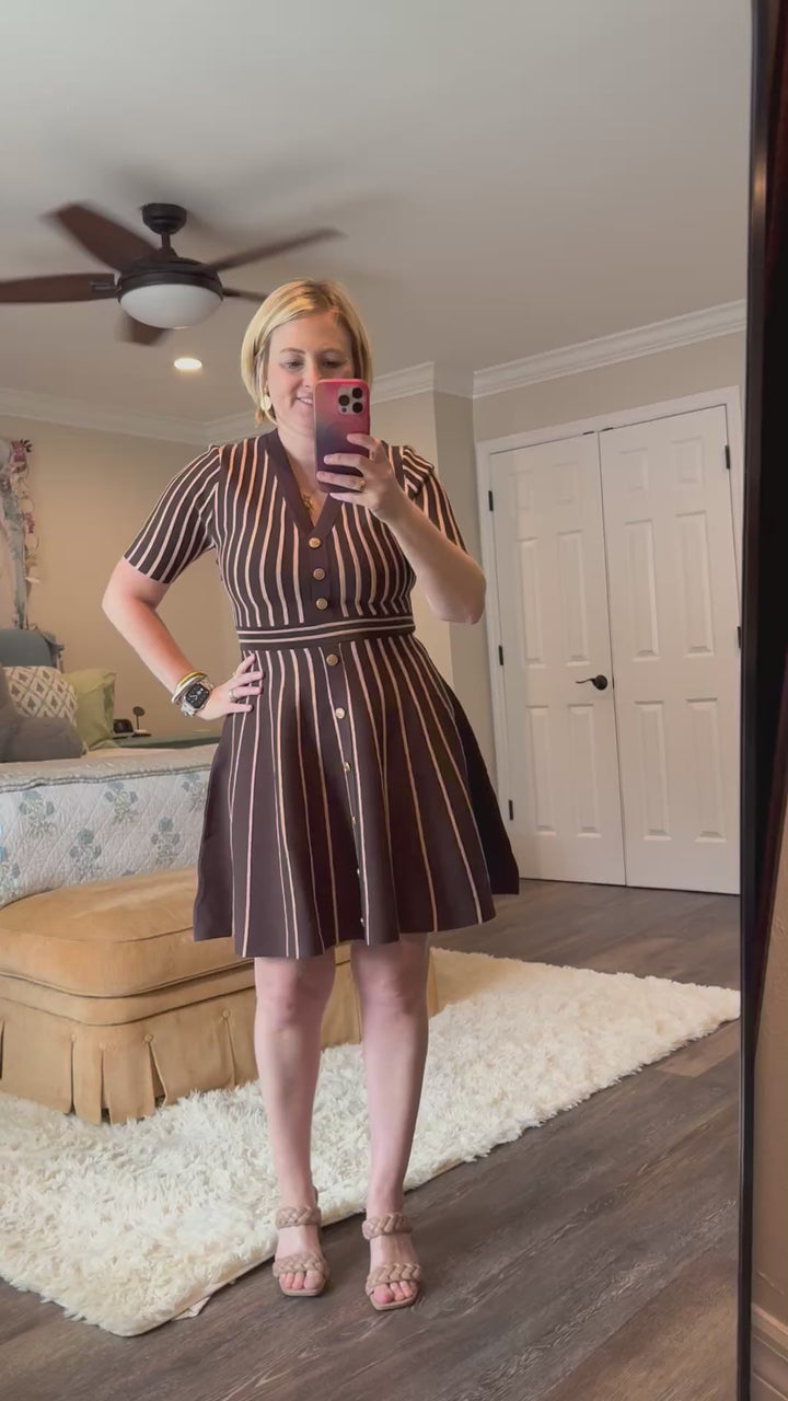 Main Street Mocha Sweater Dress