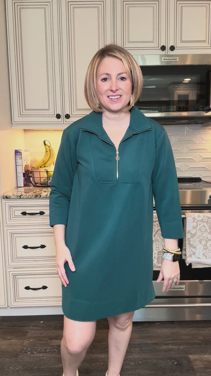 The Coastal Breeze Zip Dress - Reg & Curvy
