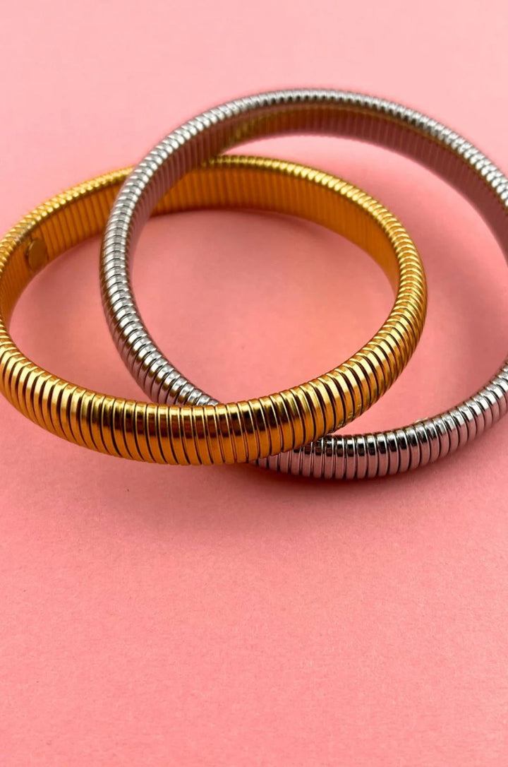 Silver and Gold Chain Bracelet - Lolo Viv Boutique