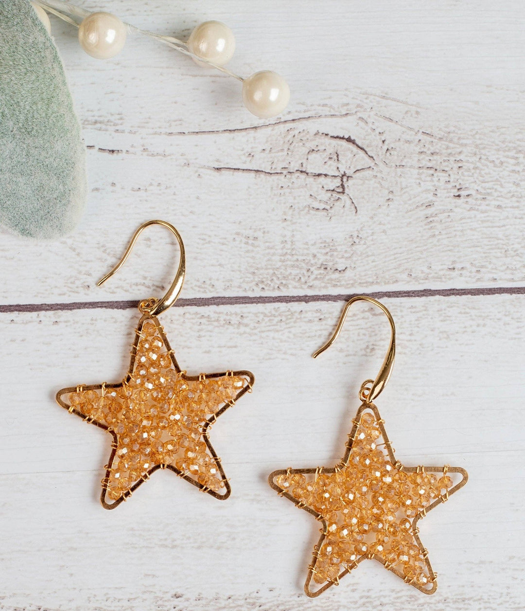 Sparkle in the Sky Star Earrings with Gold - Lolo Viv Boutique