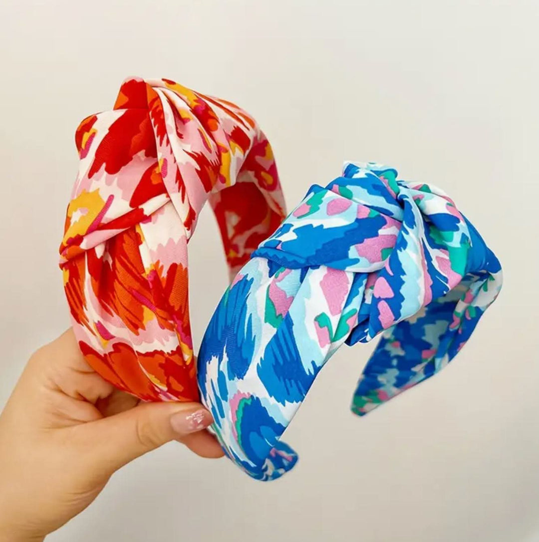 Splash of Color Knotted Headband - Lolo Viv Boutique