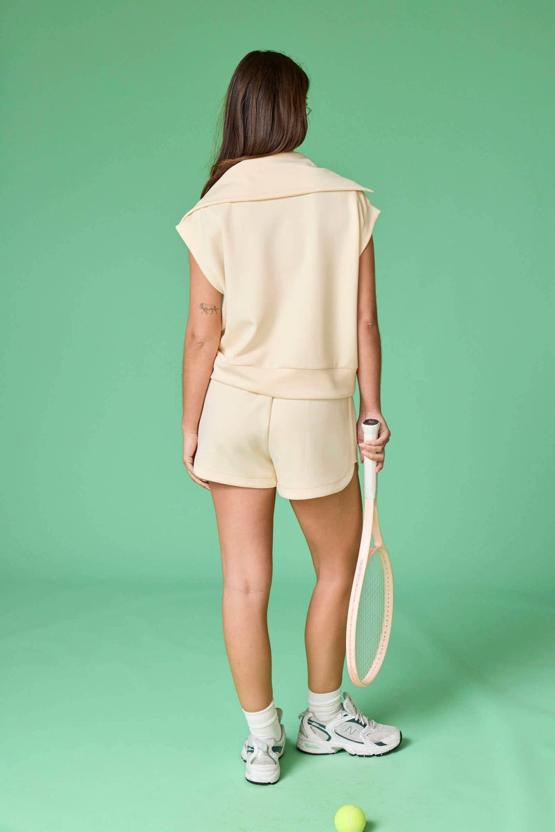 The Court Side Set - Cream - Lolo Viv Boutique