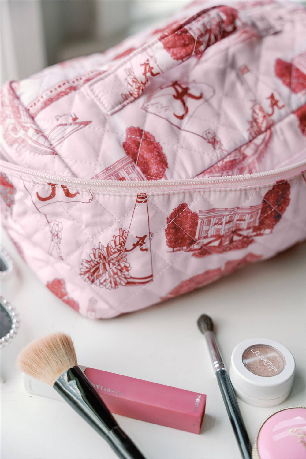 The University of Alabama Make Up Toiletry Bag - Lolo Viv Boutique