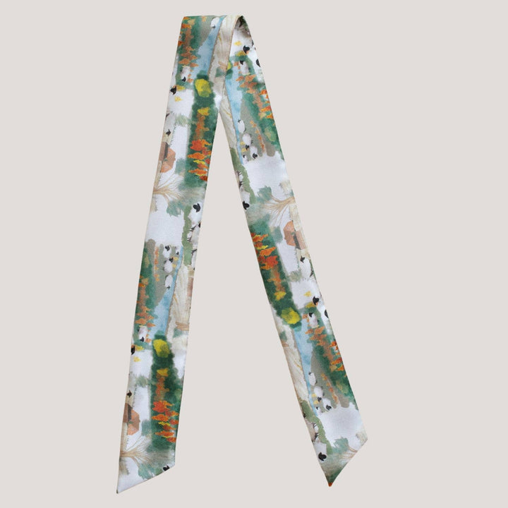 Twilly - Tie Set - Agrarian Classic Wrist Scarf Choker - Lolo Viv Boutique