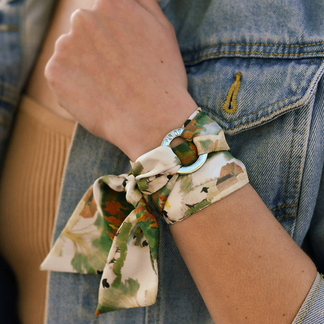 Twilly - Tie Set - Agrarian Classic Wrist Scarf Choker - Lolo Viv Boutique