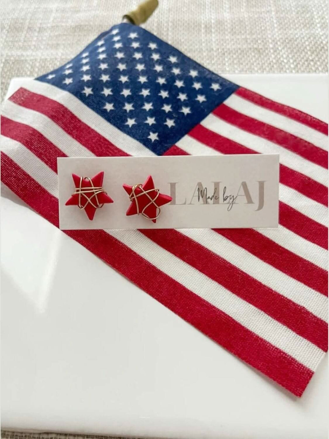 Wire Wrapped Star Stud Earrings - 2 Colors - Lolo Viv Boutique