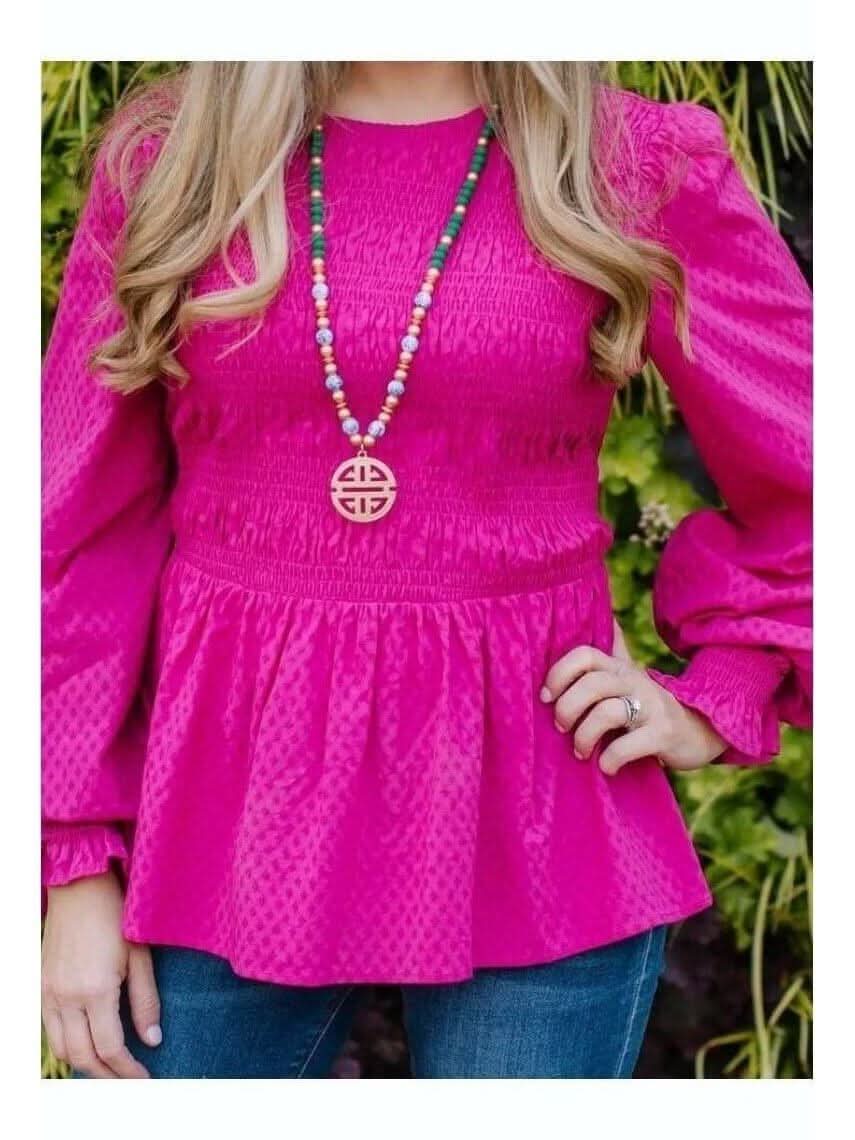 Berry Stevie Top - Lolo Viv Boutique