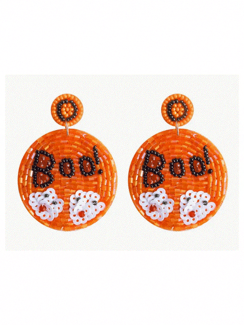 Boo Beaded Earrings - Lolo Viv Boutique