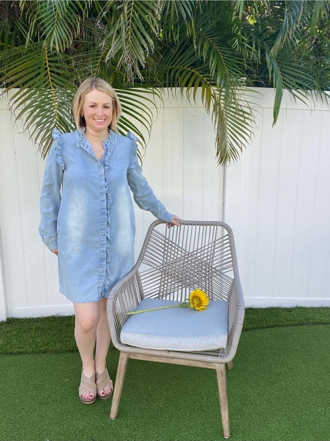 Dreaming of Denim Dress *Deal of the Day** - Lolo Viv Boutique